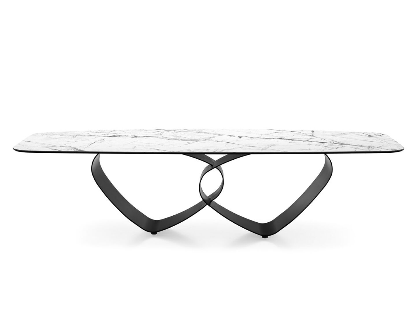 Стол с металлическим основанием и керамическим верхом Calligaris BREEZE ARCH-00151283