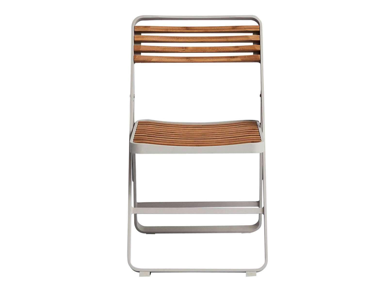 Складной стул из алюминия и бамбука с открытой спинкой Mindo Mindo 121 ARCH-00150806 - Вид №12