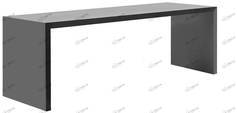 Andreu World Прямоугольный стол для совещаний из hpl Closed Me6254