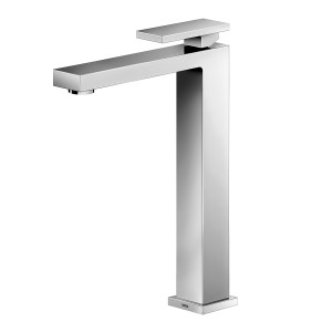 00925106 Смеситель для ванной комнаты с высоким изливом из полированного графита Docol NEW EDGE