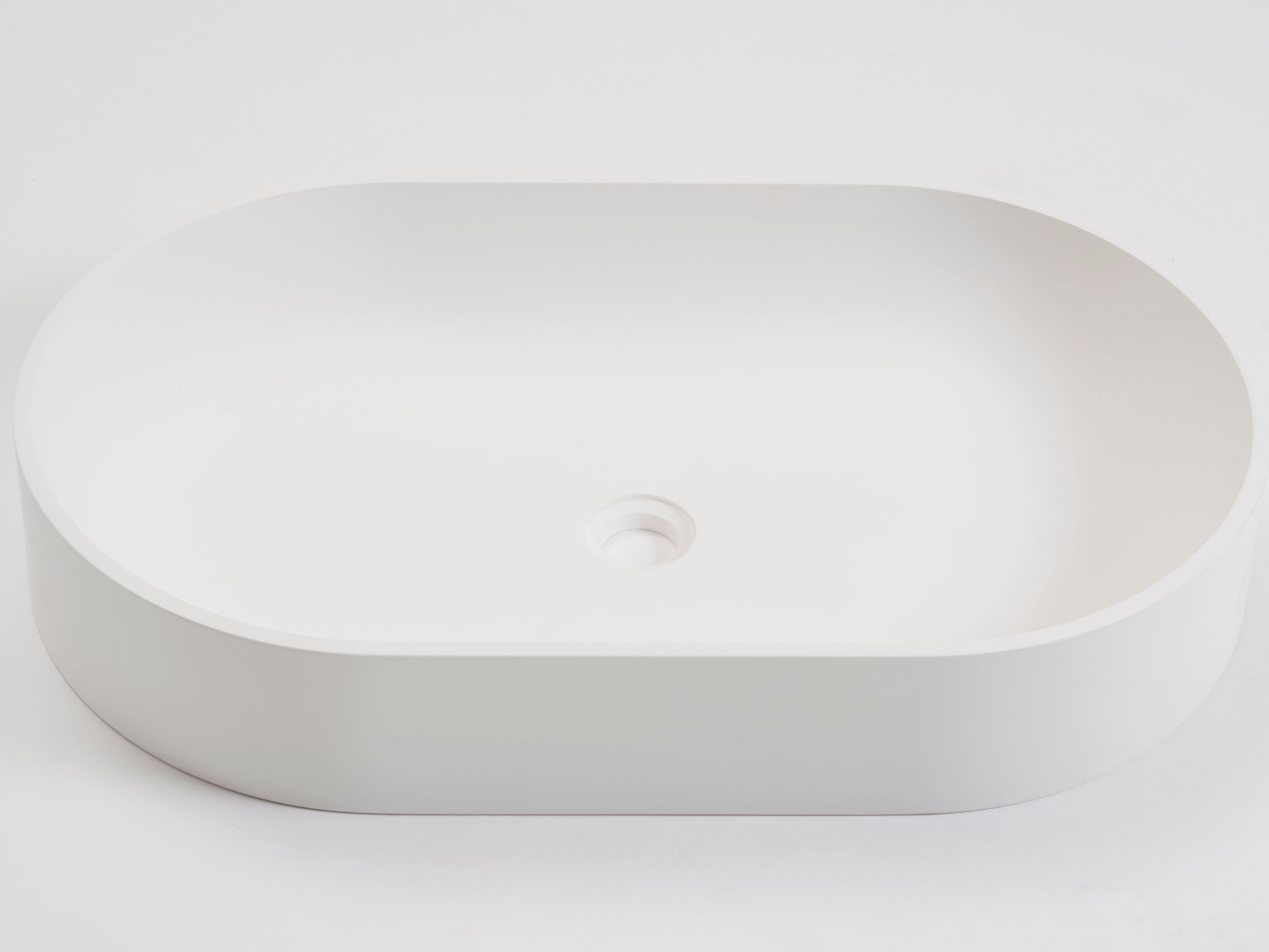 Умывальник с овальной столешницей из Livingtec® Ex.T стенд ARCH-00133560