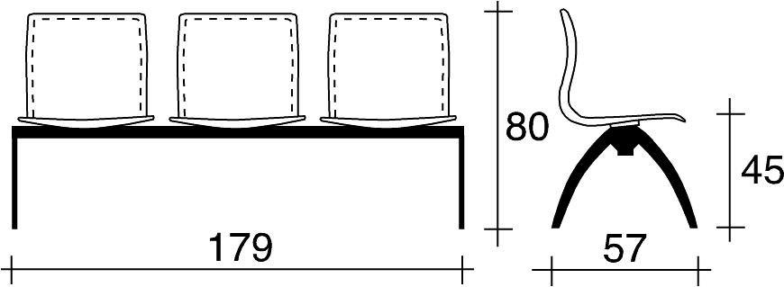 TALIN Сиденье на балке пола из кожи Webtop sun-id-1463549 - Вид №1