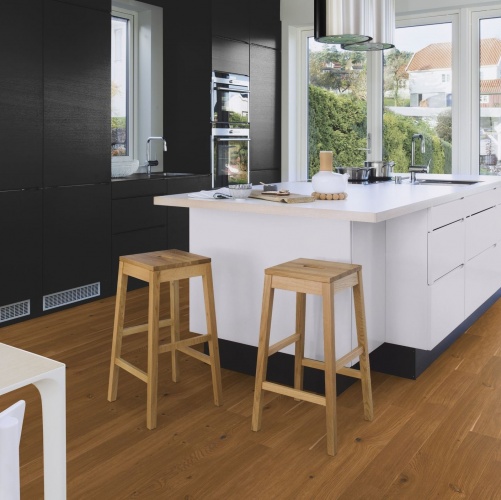 Инженерная доска Boen Finesse Honey Rustic Дуб Рустик с брашью (Текстурированная) 1350х135 мм 2100400033 - Вид №13