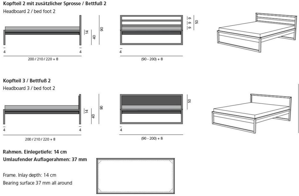 more Двуспальная кровать из массива дерева sun-id-1491177 - Вид №5