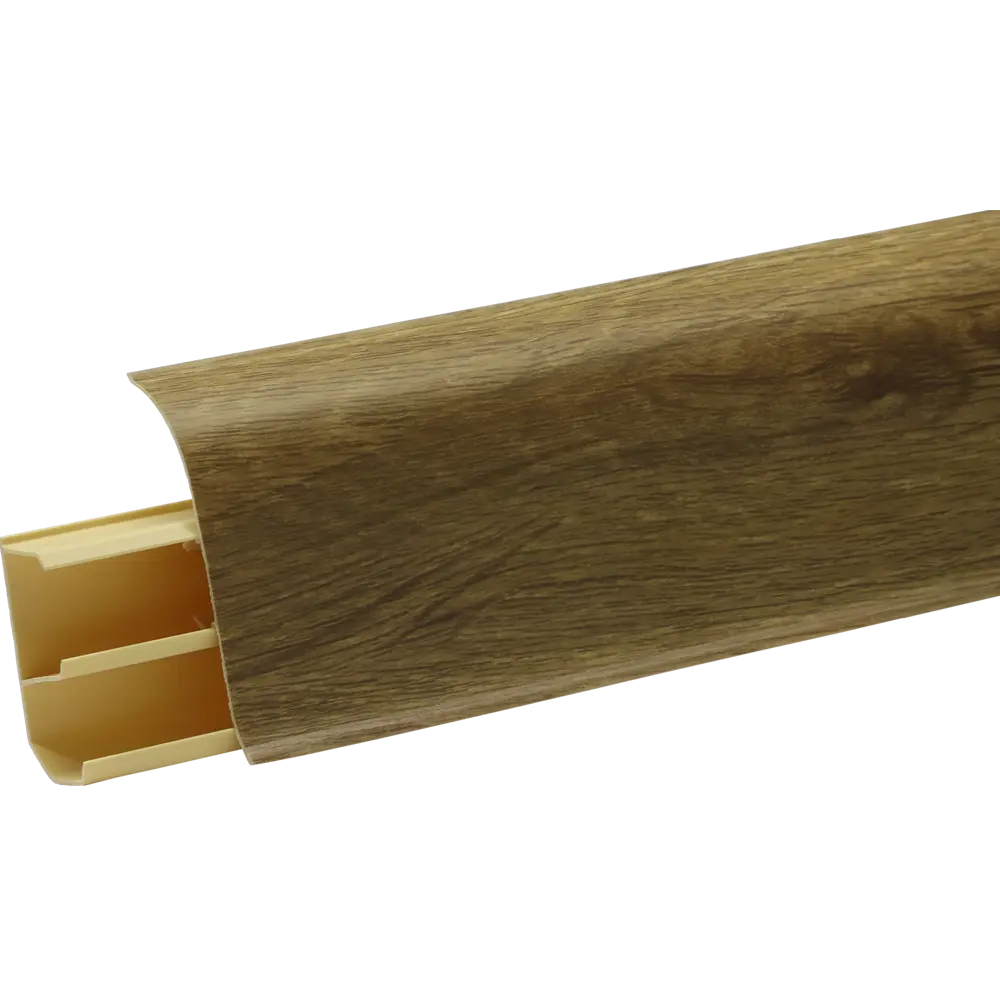 Плинтус напольный ARTENS ПВХ Бронберг с кабель-каналом 7 см 83410243 STLM-0041075