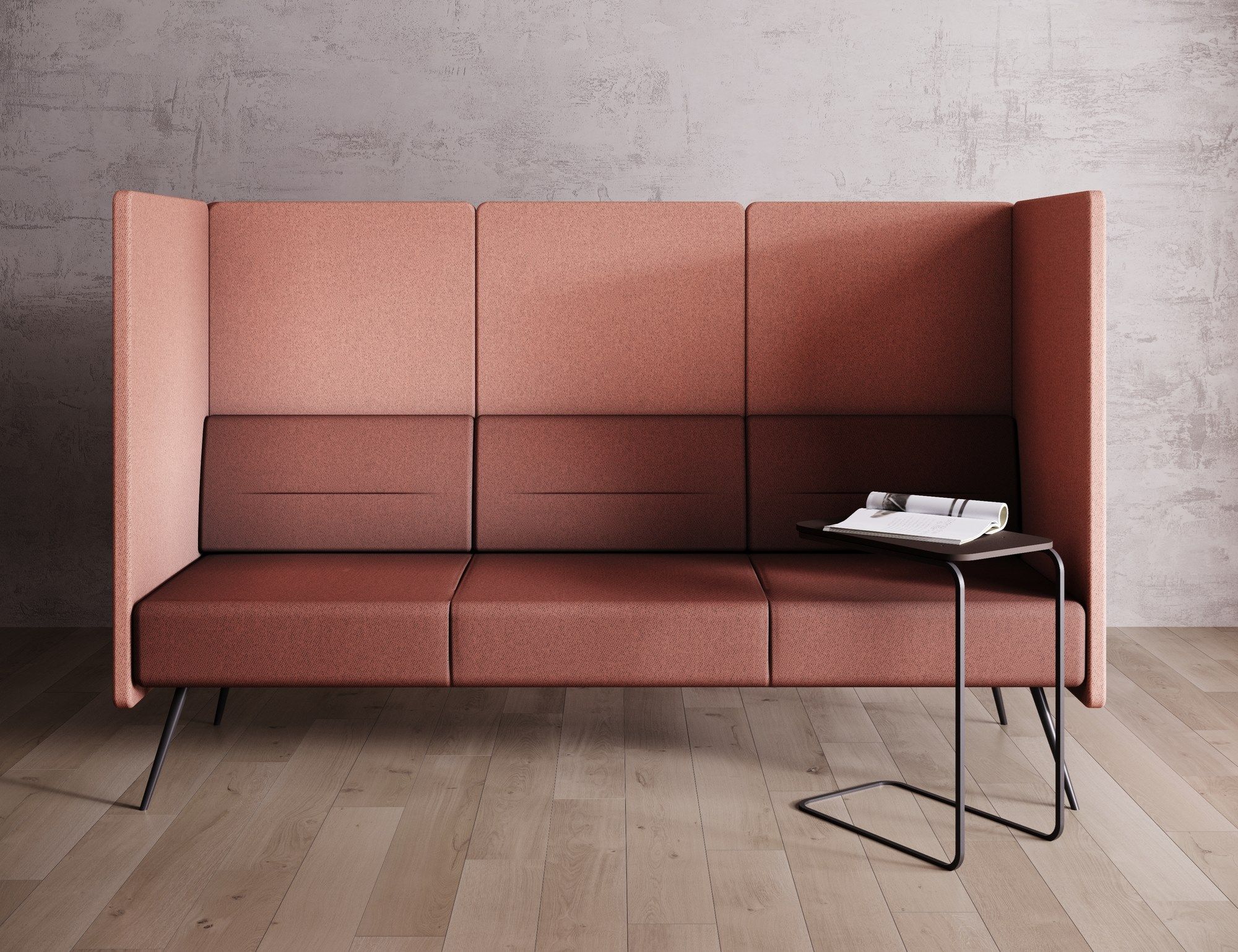 3-местный тканевый диван с высокой спинкой CUF Milano Diva ARCH-00040584