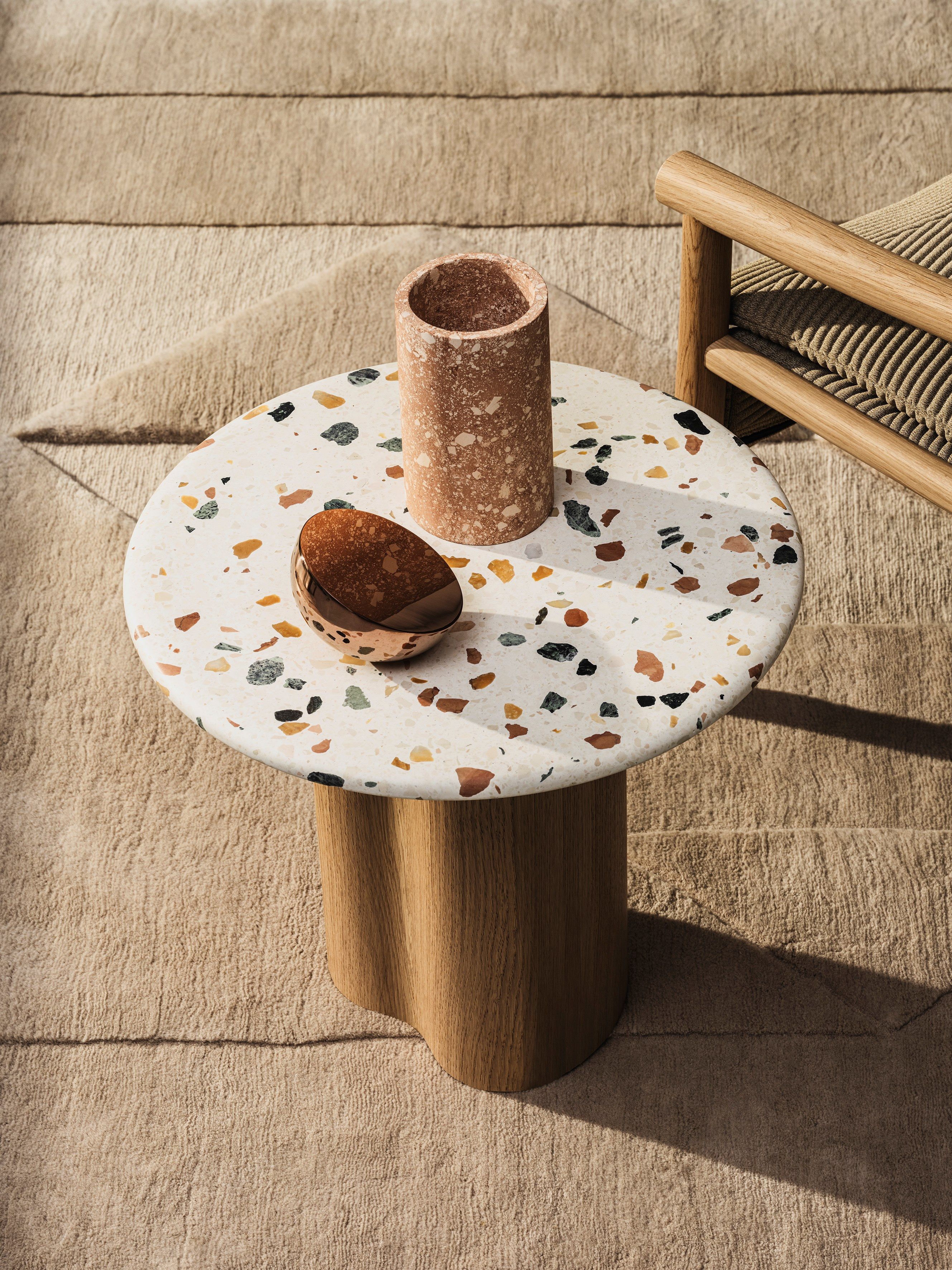 Высокий круглый журнальный столик из МДФ Arper Ghia ARCH-00071697 - Вид №6