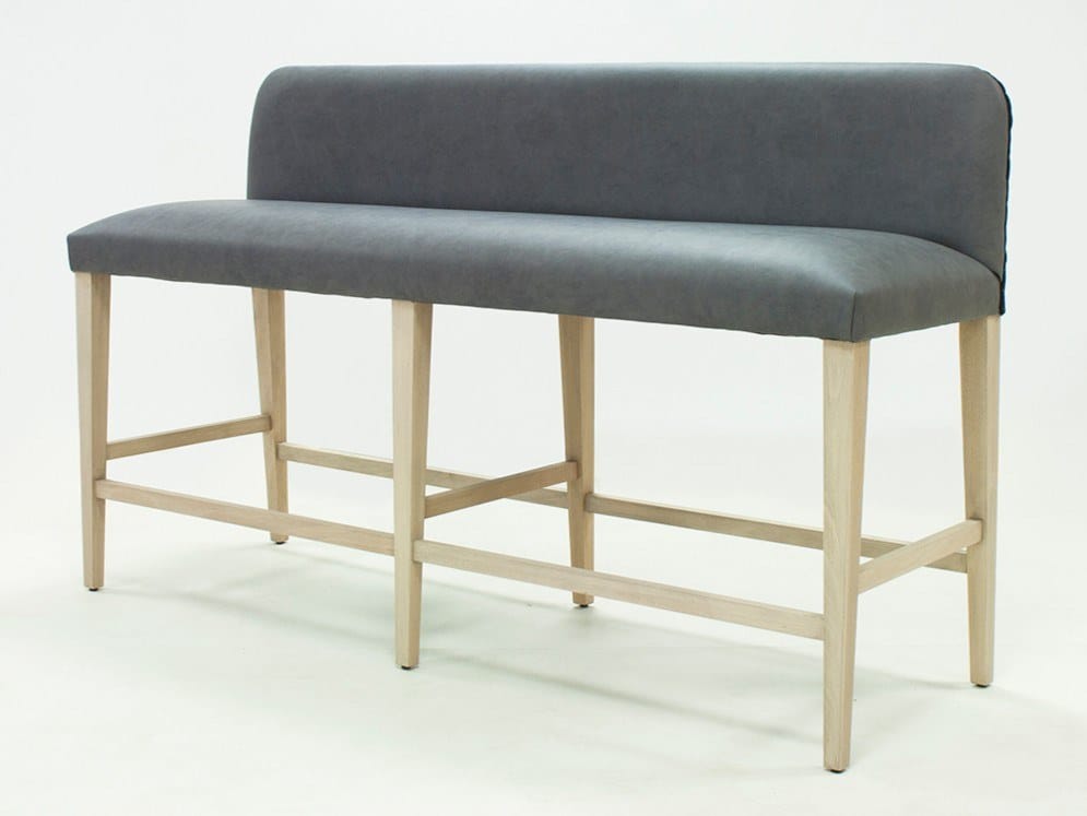 Высокая кожаная скамья со спинкой CREARTE COLLECTIONS Mauro ARCH-00048031 - Вид №1