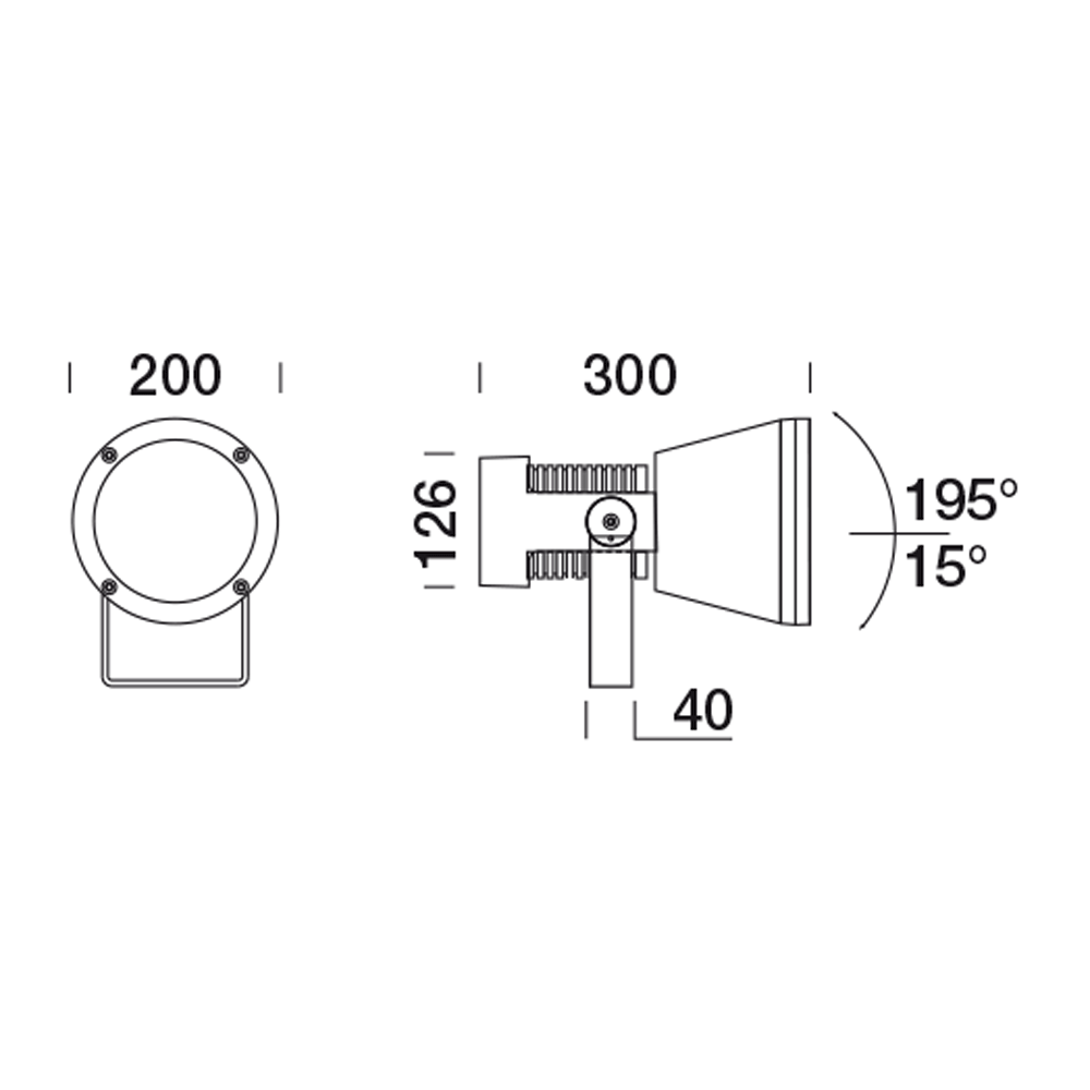 8322503 Проектор Platek SPRING Proiettore  SPRING Floodlight - 24 LED RGBW 28°  - Вид №14