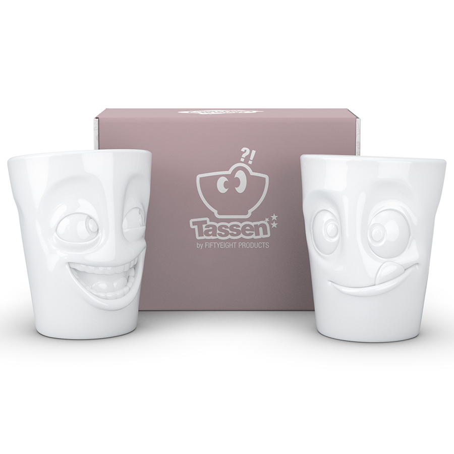 T01.29.01 Набор из 2 кружек tassen joking & tasty 350 мл белый Tassen by FIFTYEIGHT PRODUCTS  - Вид №6