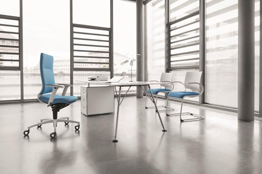 Dauphin Стул консольный из ткани с подлокотниками Intouch It 5405 - Вид №1