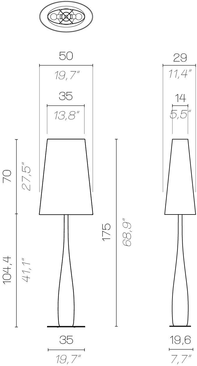 Contardi Лампа заземления sun-id-1432459 - Вид №5