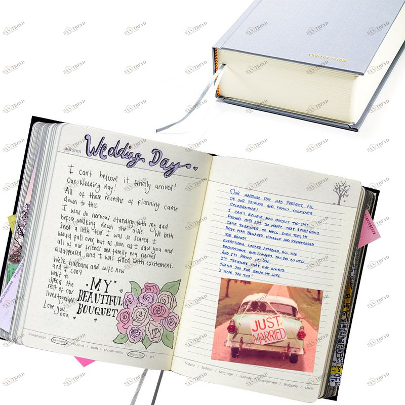 Дневник для двоих Our life story серый SUCK UK SKOURLIFESTORY2