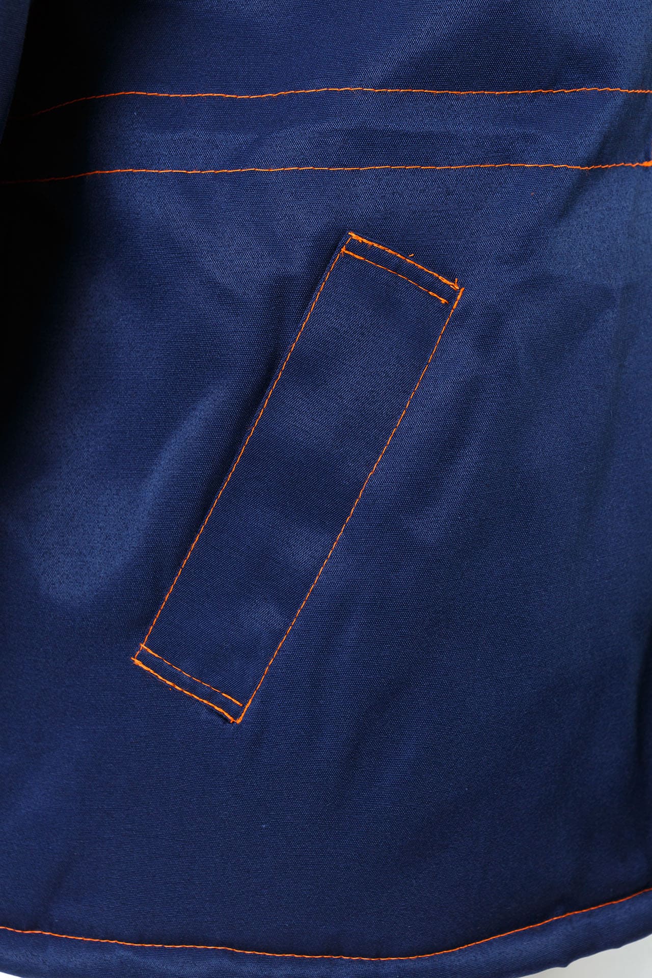 5035014 Костюм КОММУНАЛЬЩИК НЬЮ утепленный темно-синий оранжевый  Зимняя спецодежда  размер 56-58/182-188  - Вид №11