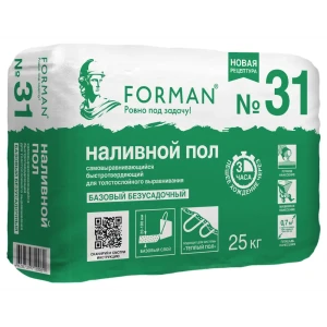 Наливной пол Forman 31 25 кг