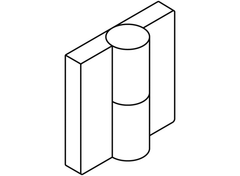 B9505B.75RK ремешок на винтах HEWI Türzubehör  - Вид №7