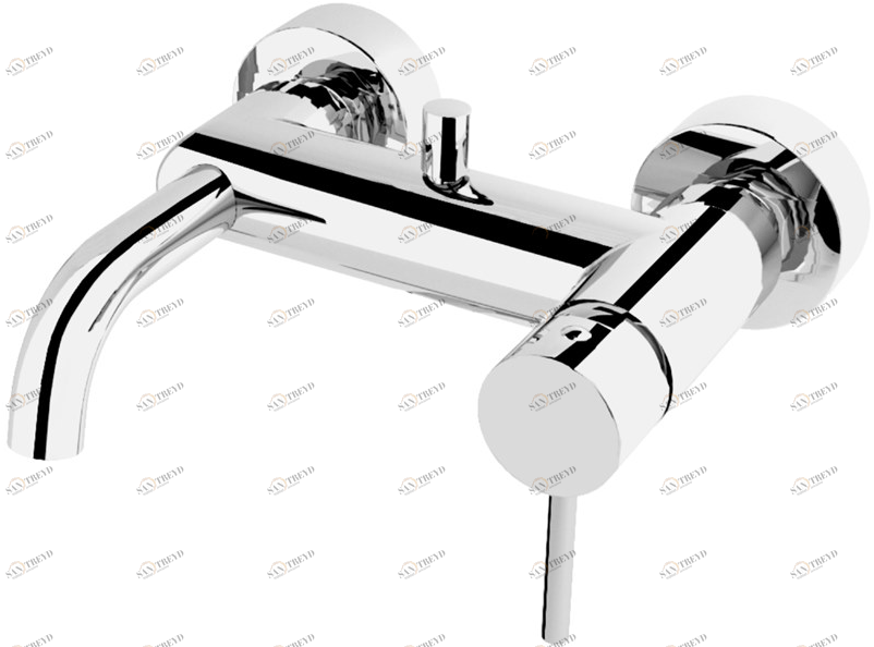 Fir Italia Смеситель для ванны настенный из латуни с переключателем Cleo 84 8434000