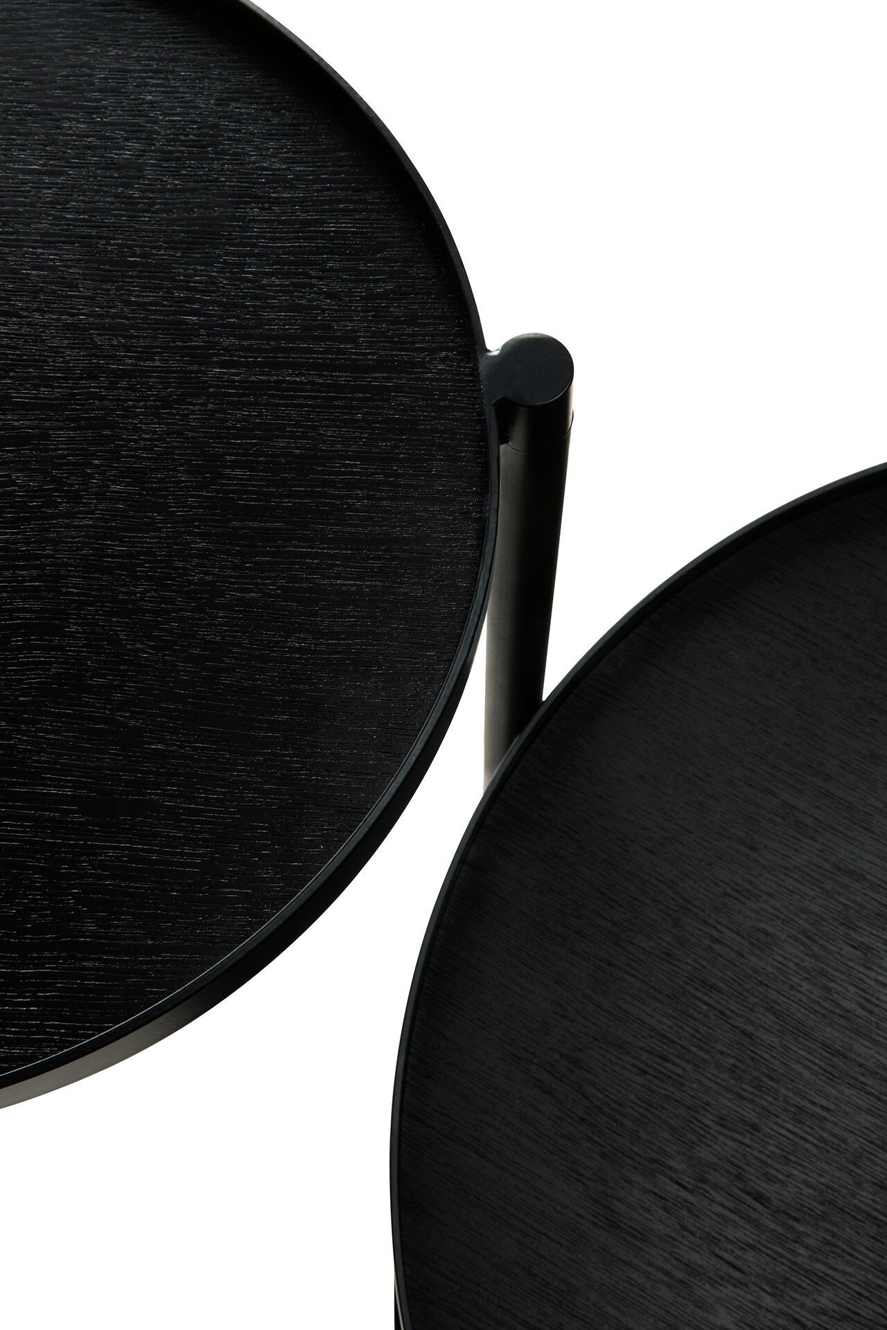 Окрашенный металлический круглый журнальный столик Ethnicraft SWIVEL TRAY ARCH-00066825 - Вид №4