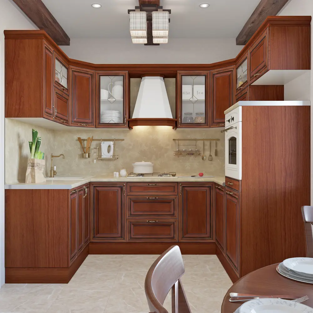 Двери для шкафа Delinia «Прованс» 60x15 см, массив ясеня, цвет бежевый, 3 шт STLM-2199192 - Вид №2