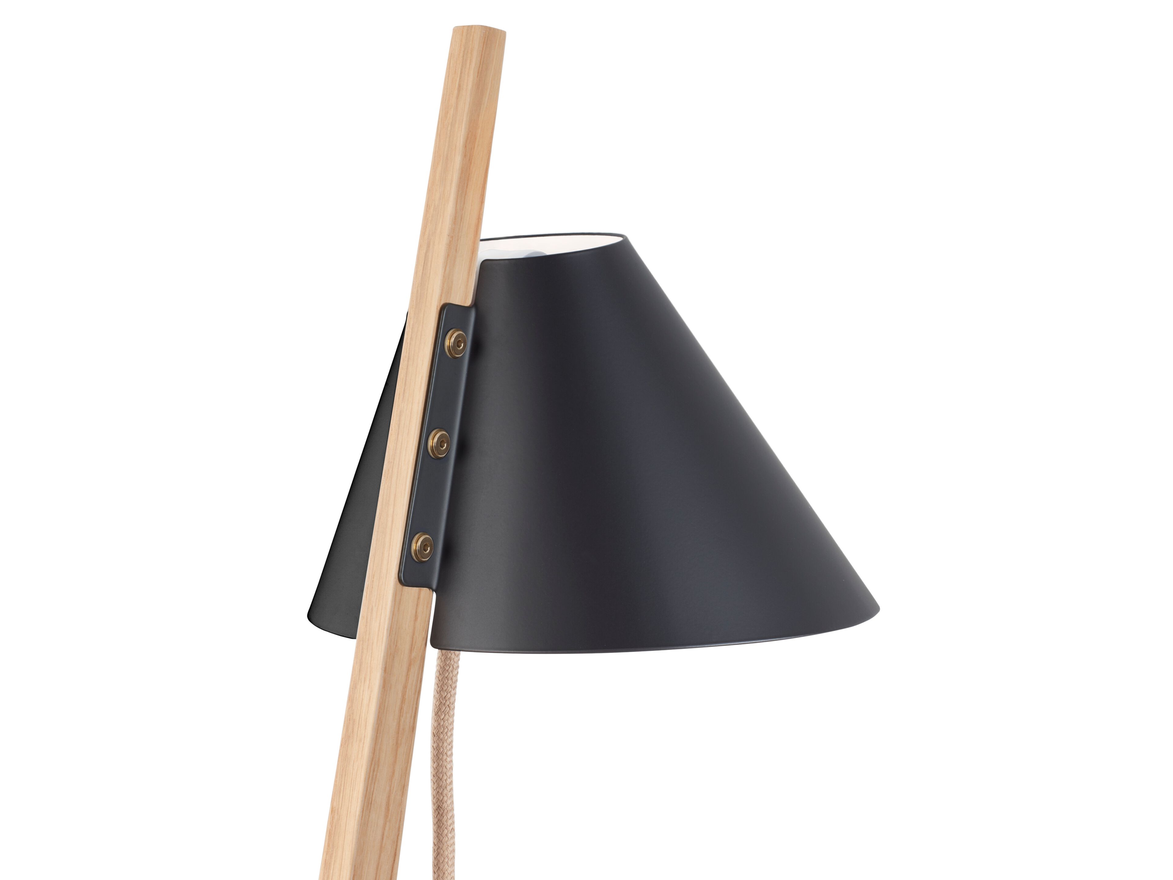 Настольная лампа из металла и дерева Kalmar Билли ARCH-00031460 - Вид №6