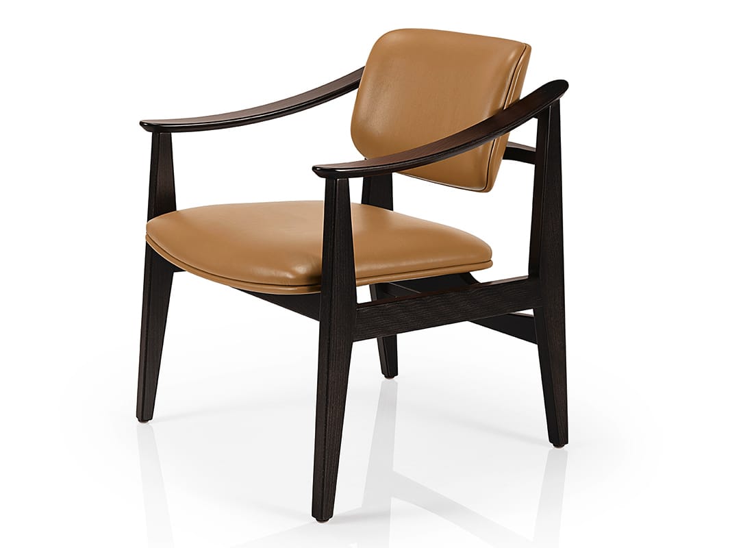 Кожаное кресло с подлокотниками More Contract Shanna ARCH-00061167