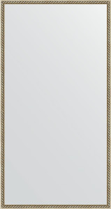BY 0754 Зеркало в багетной раме - витая латунь 26 mm EVOFORM Definite