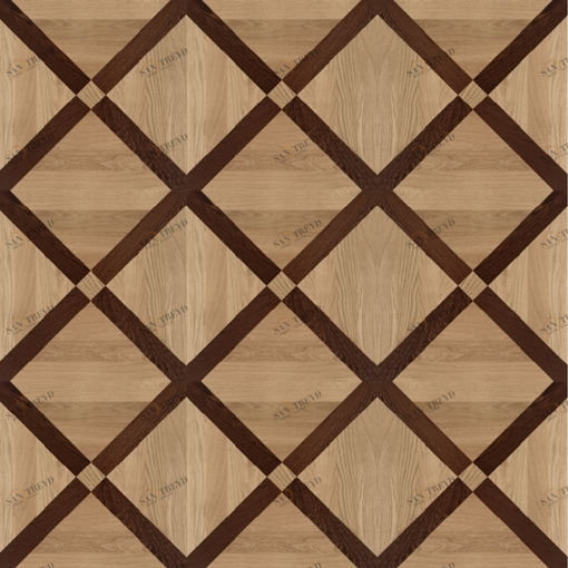 Напольное покрытие из дерева (инкрустация “wenge” из светлого дуба) ddgt58 rc we Devon Devon INTARSIA Devon&Devon DDGT58RCWE