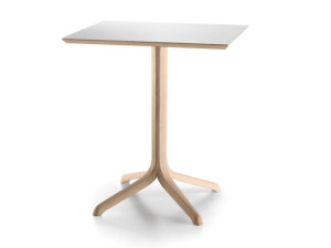 Квадратный дубовый стол со спицами