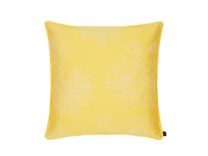 Квадратная подушка из ткани с цветочным рисунком