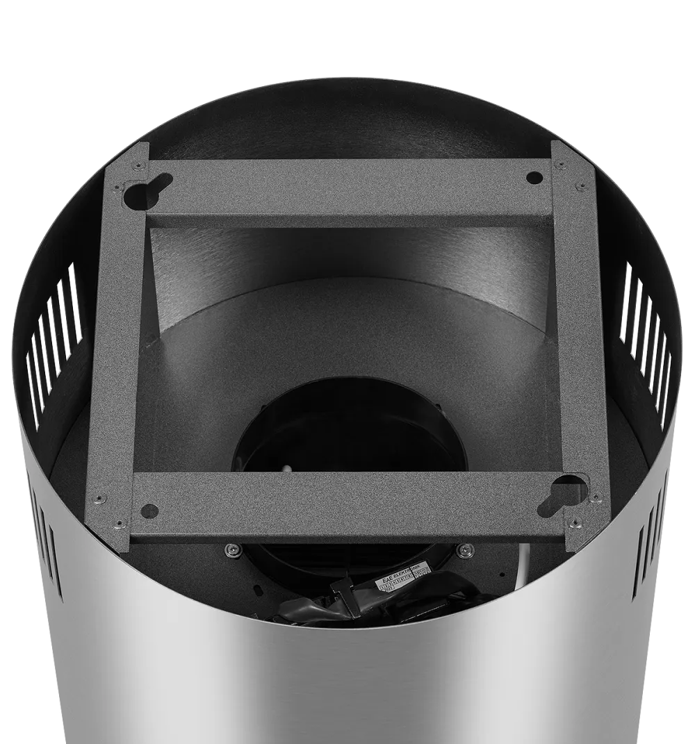 8146641 Вытяжка островная Kuppersberg TUBA X серебристый STDN-0085643 - Вид №5