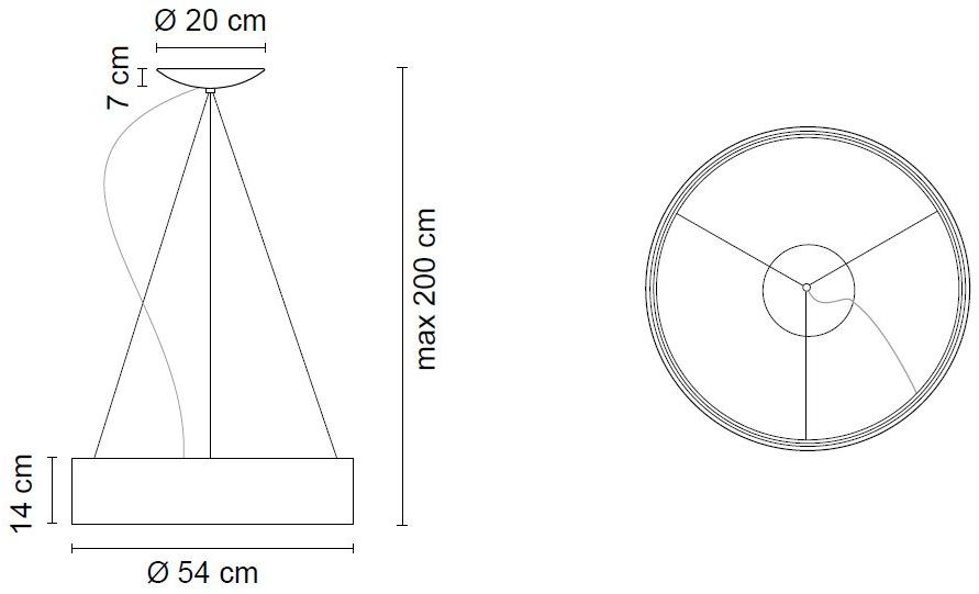 EGOLUCE Светодиодная подвесная лампа Radar 1570/-71/-72  - Вид №7