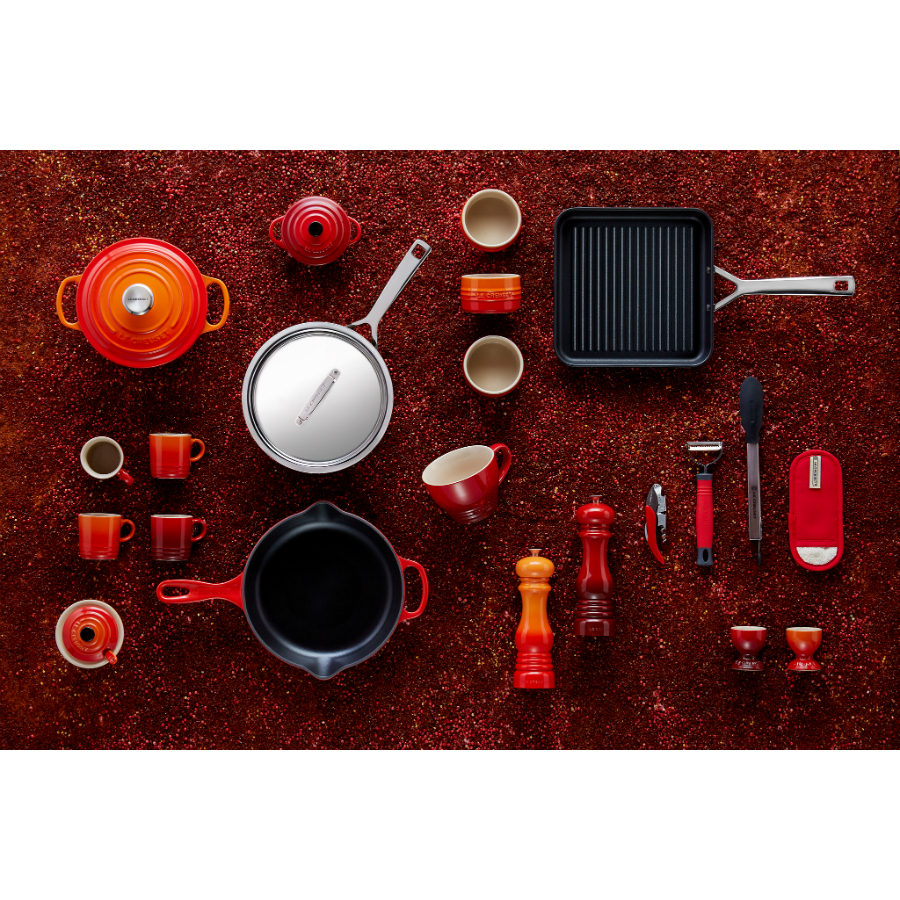 Сковорода чугунная Le Creuset, Ø23 см, вишневая 20182230600422 - Вид №3