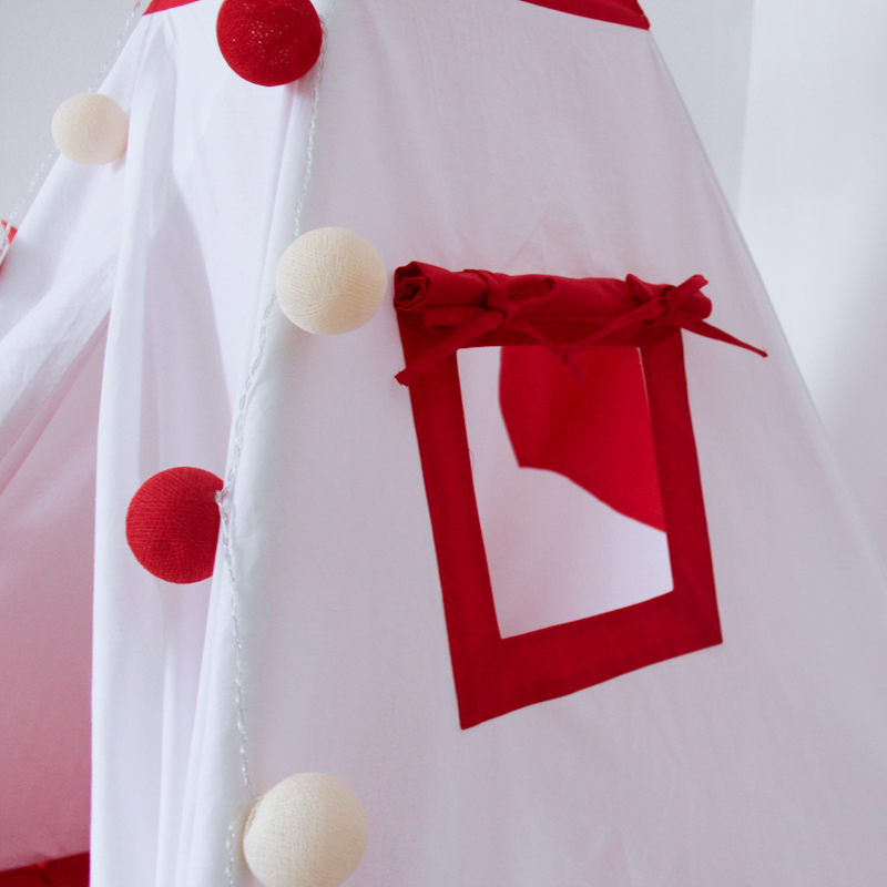 Вигвам для детей Simple Red VAMVIGVAM SIMPLE RED 281526 Белый;красный Santreyd  - Вид №6