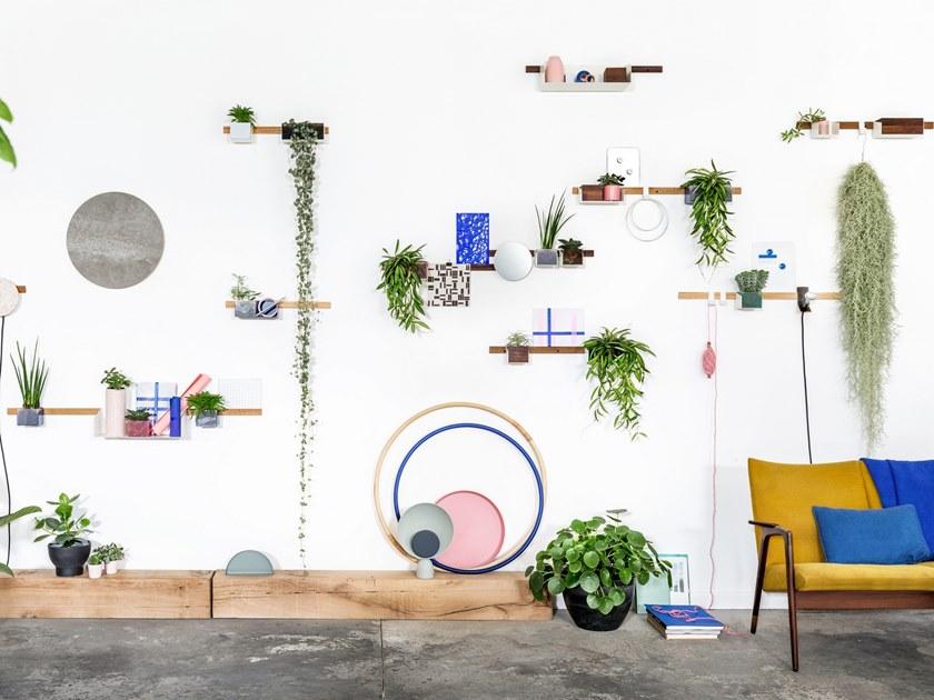 Atelier Belge Деревянная полка с металлическими контейнерами sun-id-1443567 - Вид №3