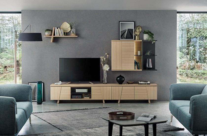 GAUTIER Низкая тумба под ТВ с распашными дверцами Arco sun-id-1413617 - Вид №3