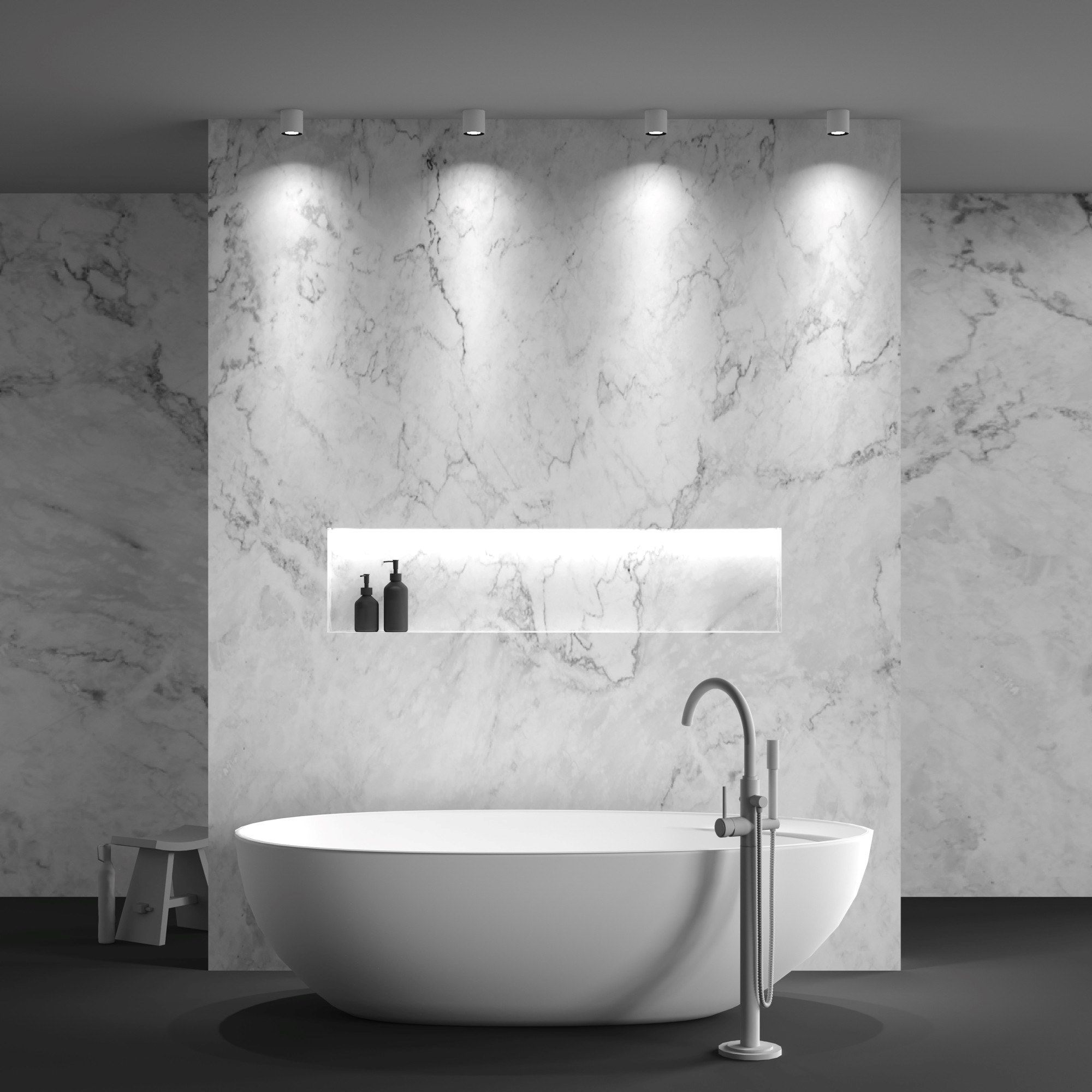 Потолочный металлический светодиодный прожектор с регулируемой яркостью Maytoni ARCH-00117106 - Вид №13