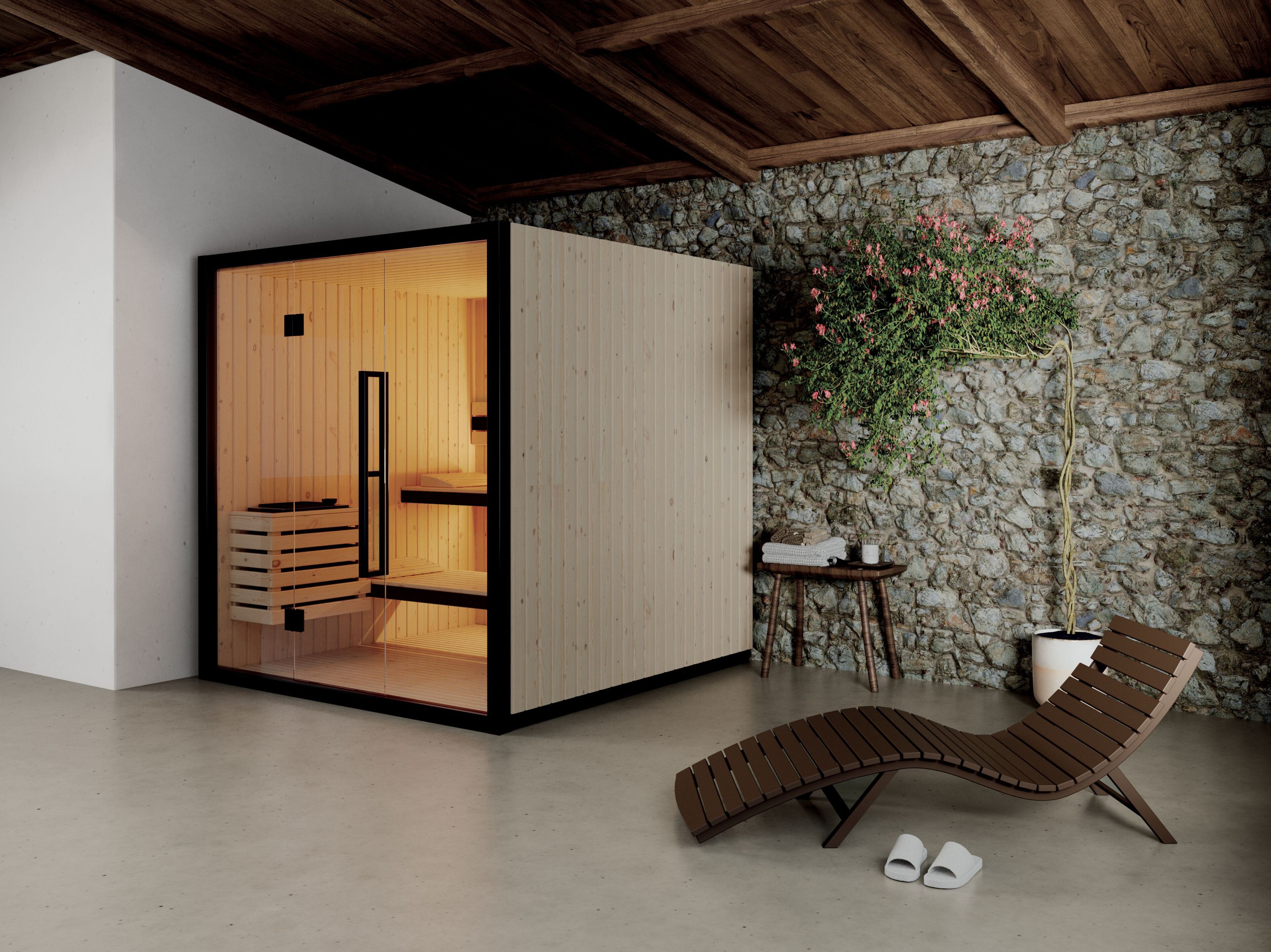 Финская сауна с хромотерапией Kinedo CLUB ARCH-00097153