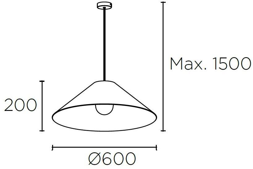 LEDS C4 Подвесной светильник прямого света из ротанга  00-8109/8110-05-es  - Вид №3
