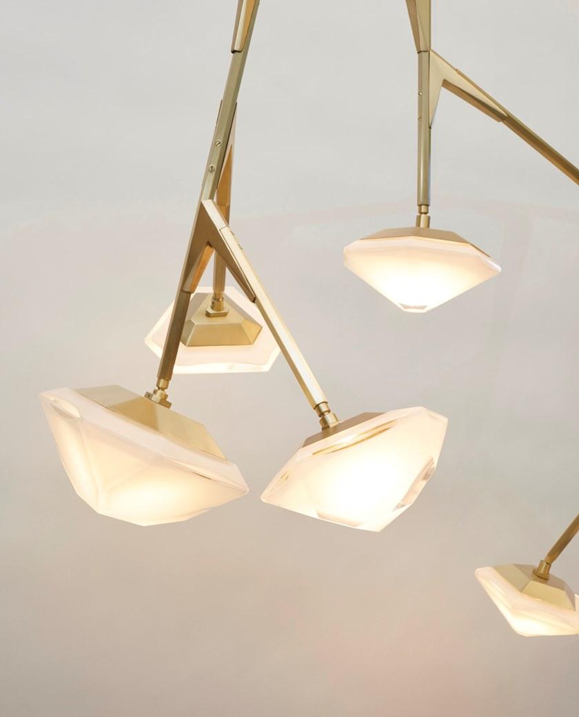 Светодиодный подвесной светильник из металла с диммером Myriad Santreyd sun-id-1500403 - Вид №7