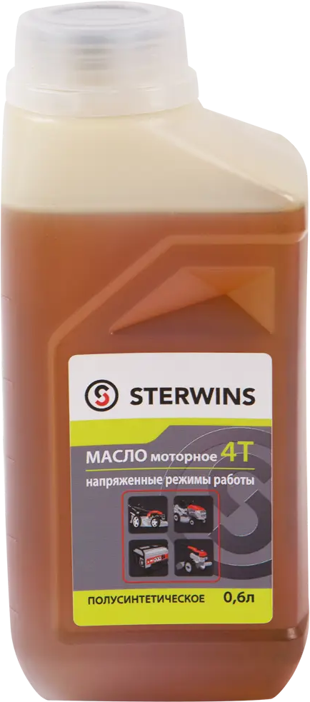 Моторное масло 4Т STERWINS 10W-40 для садовой техники 0,6 л 18394781