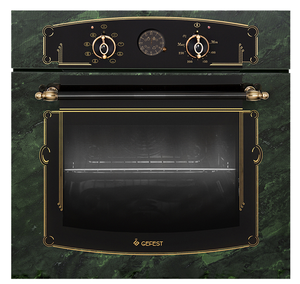 9066588 Электрический духовой шкаф Gefest ЭДВ ДА 622-03 К69S зеленый STDN-0106740