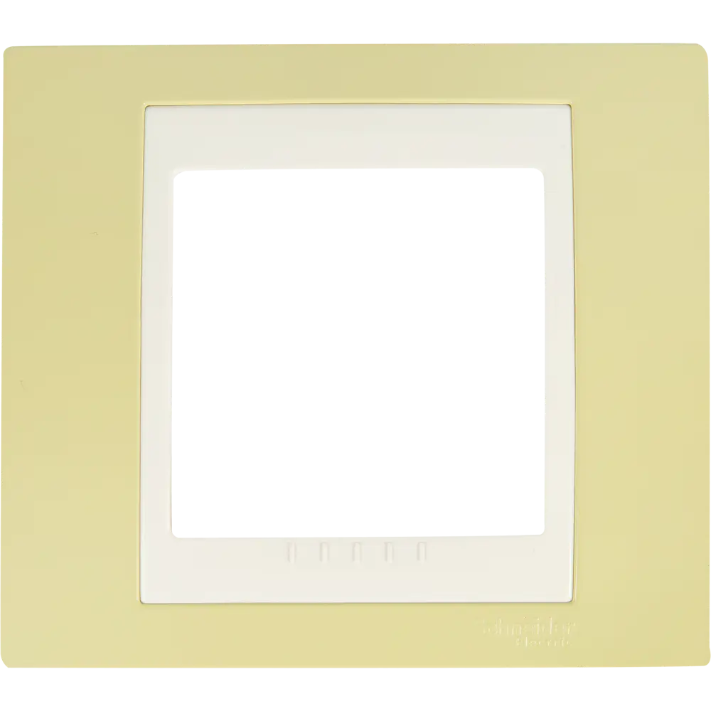 Рамка для розеток и выключателей Systeme Electric Unica 1 пост, цвет зелёное яблоко STLM-2020642