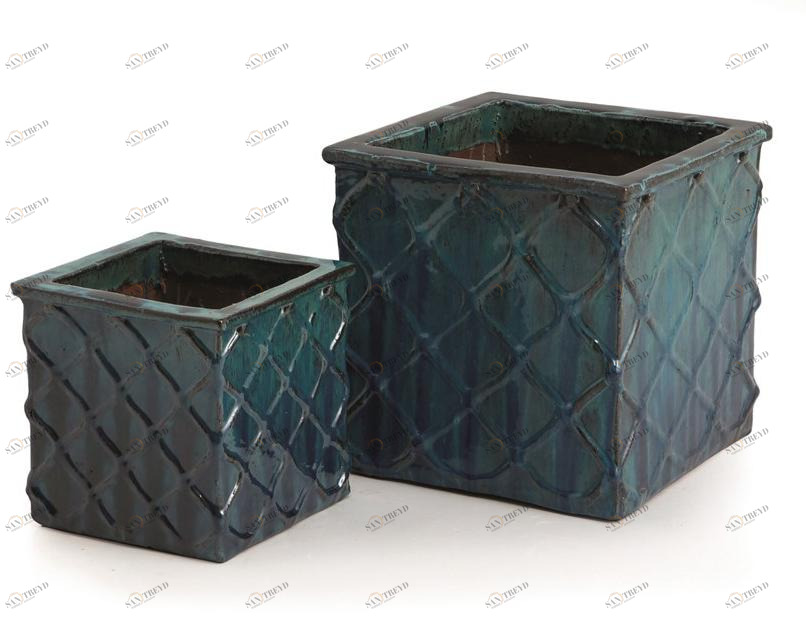 PAOLELLI GARDEN Садовый горшок из терракоты ручной работы New age smaltata 21 4245