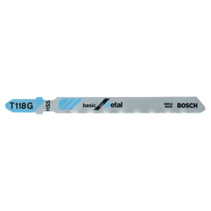 Набор пилок для лобзика по металлу Bosch T118G, 3 шт. 83497444 STLM-2039817