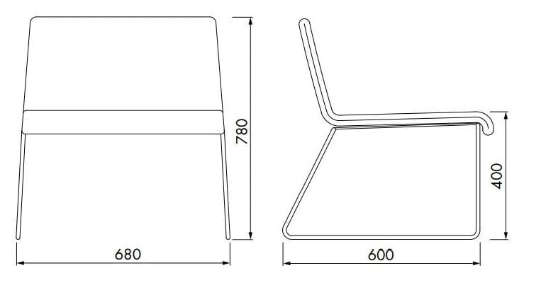 Кожаное кресло для салазок ALMA DESIGN Amarcord ARCH-00036065 - Вид №2