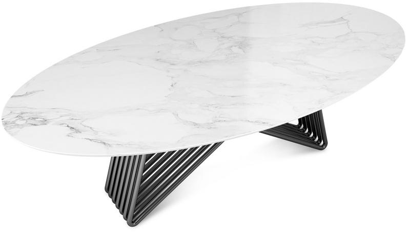 Porustudio Овальный обеденный стол из мрамора sun-id-1363363 - Вид №2