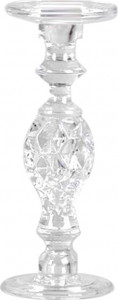10629472 Rasteli Подсвечник стеклянный Rasteli "Барокко" 11,5x29,7см Стекло