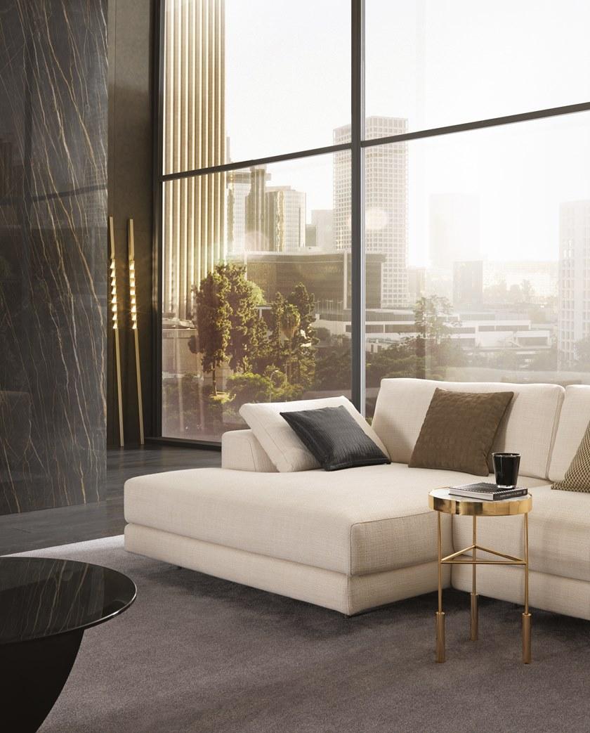 MisuraEmme Модульный угловой диван из ткани Misuraemme sun-id-1394480 - Вид №2