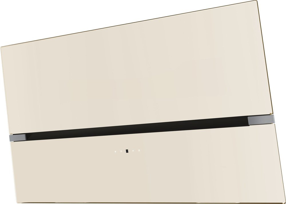 KHC 99080 GB Вытяжки / наклонная, 90 см, сенсорное управление , 4 режима, 950 м3/ч., таймер, бежевое стекло Korting Santreyd 