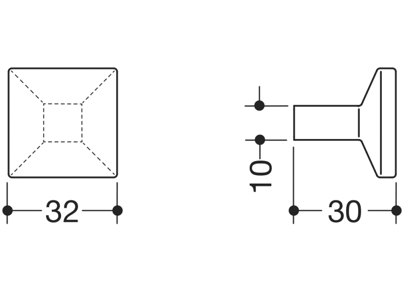 547.32.2 мебельная ручка HEWI USA Produkte  - Вид №16